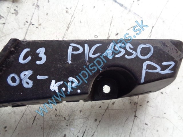 pravý zadný držiak nárazníka na citroen c3 picasso, 9681828380